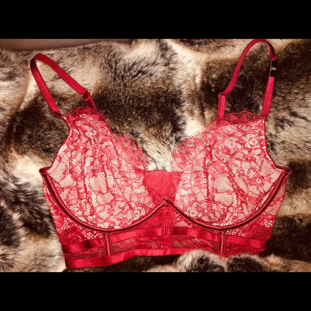 Victoria Secret Holiday Collection Corset Bra 34D